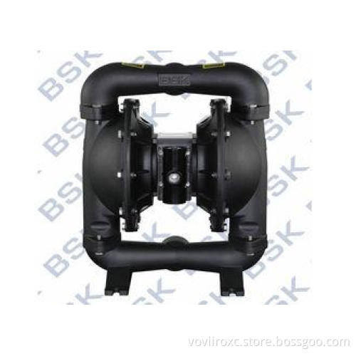 Aluminum Alloy Air Powered 2 Diaphragm Pump , Paint Membran